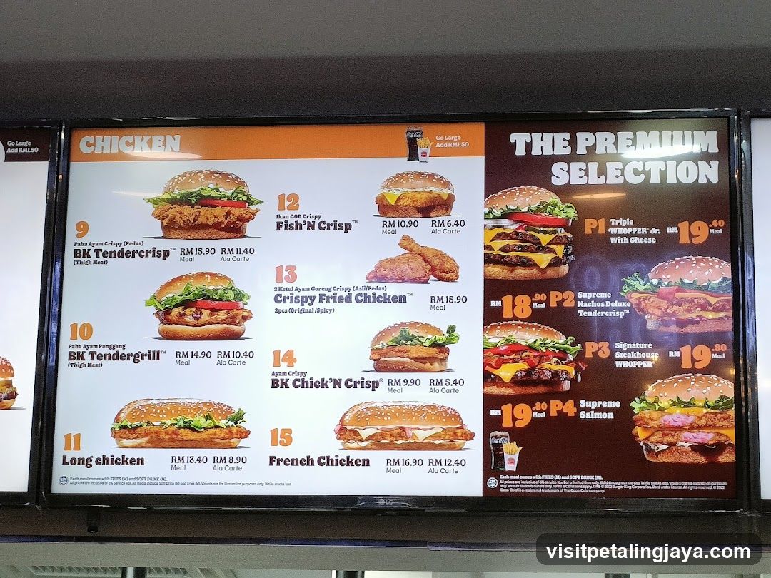 Chicken Menu Board
