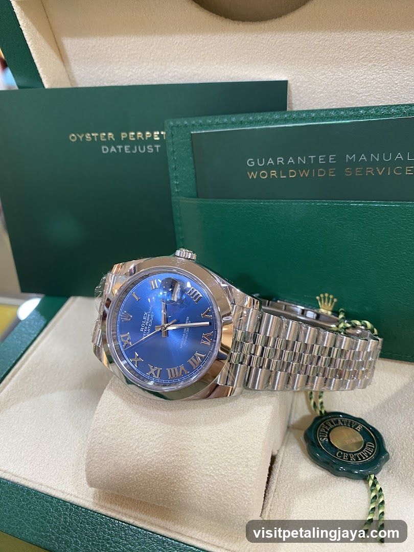 Rolex Datejust Watch Display