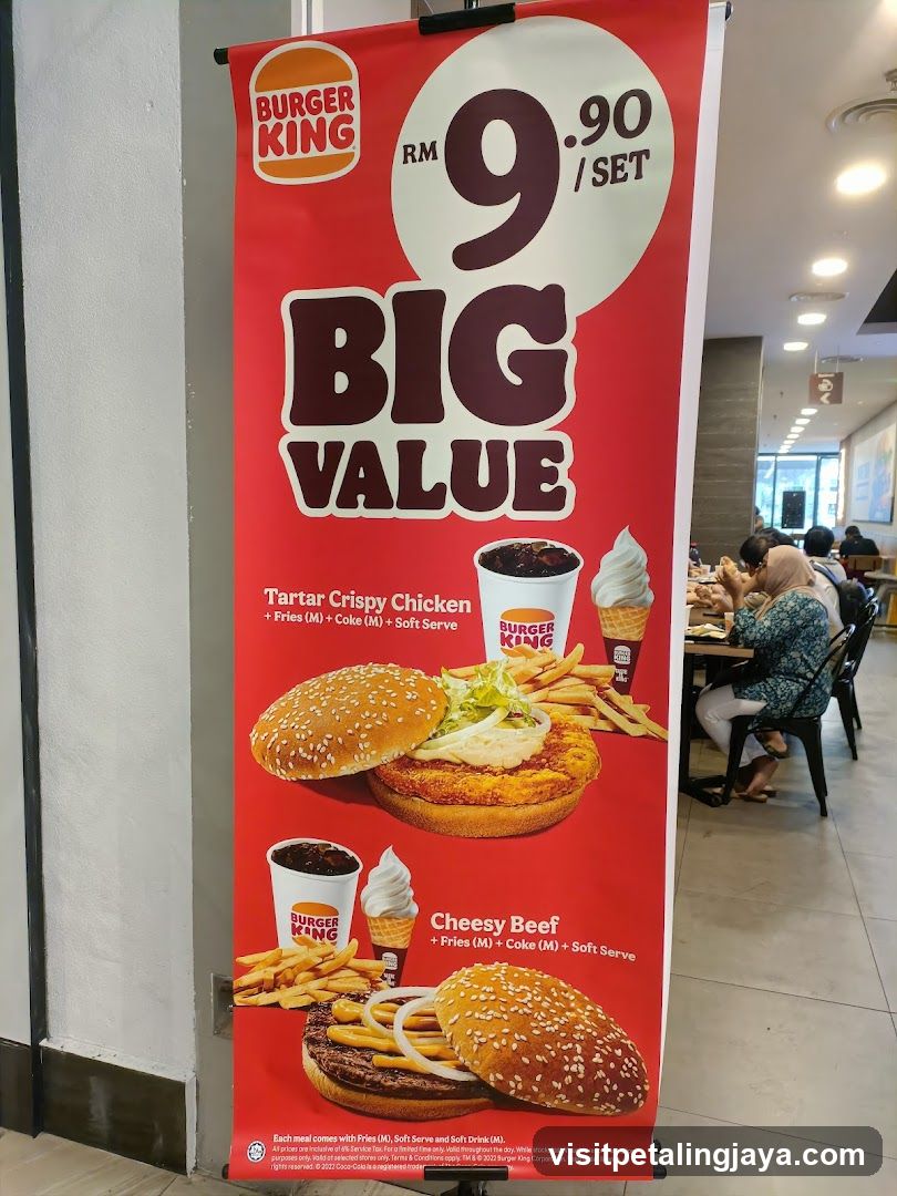 Burger King Big Value Set Ad