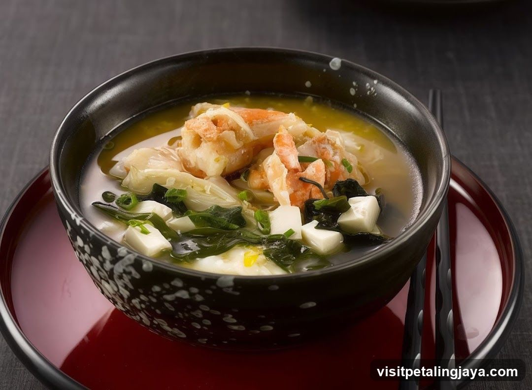 Shrimp and Tofu Soup Bowl
