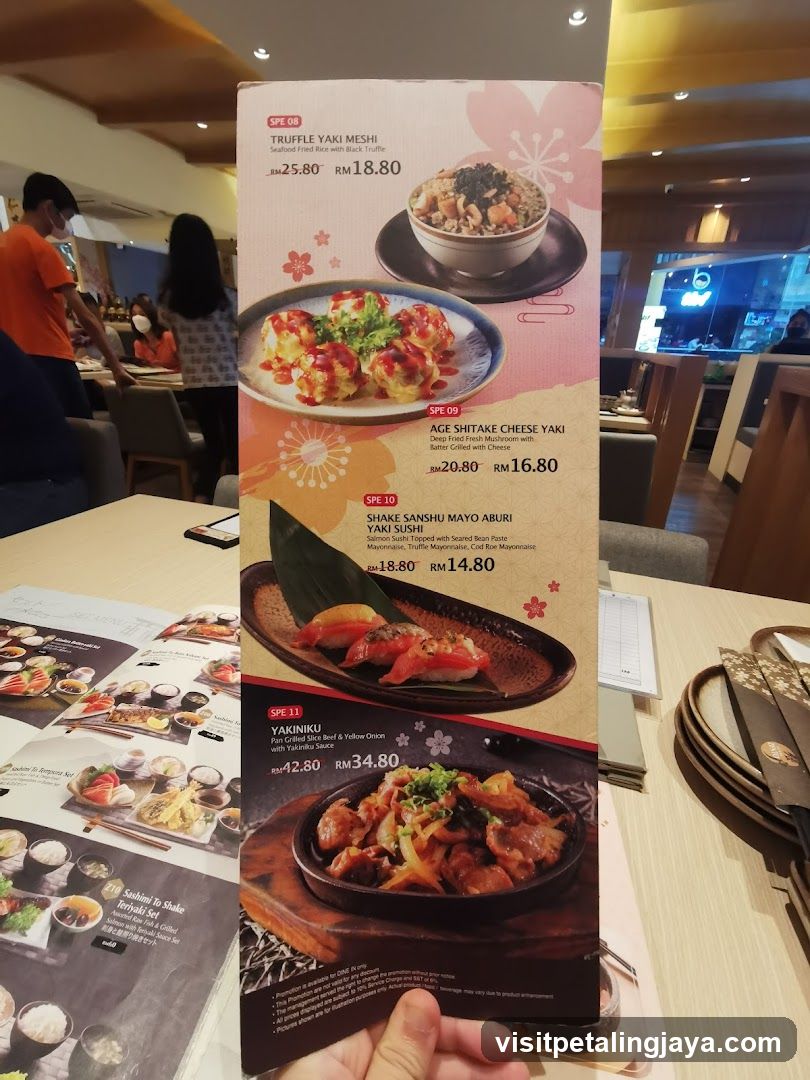 Restaurant Interior with Menu Display
