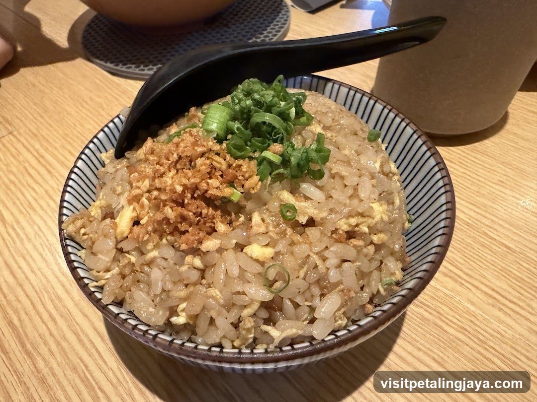 Fried Rice Bowl with Garnish