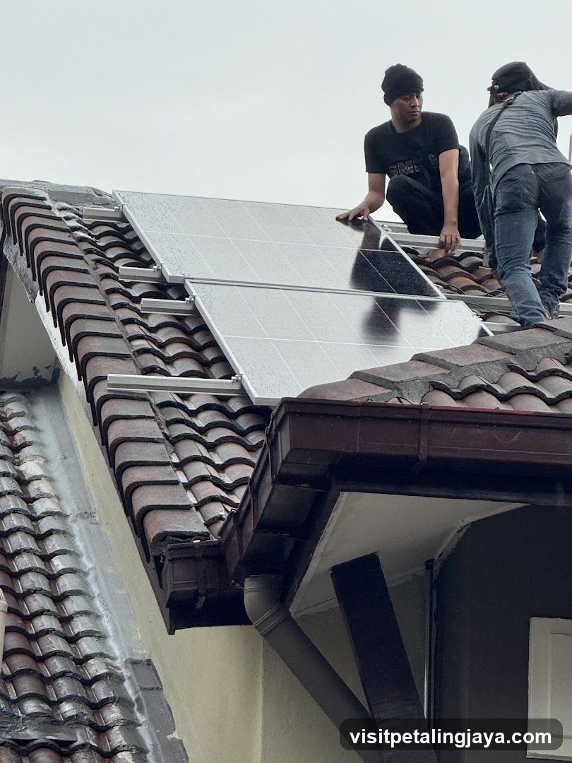 Solar Panel Installation on Roof