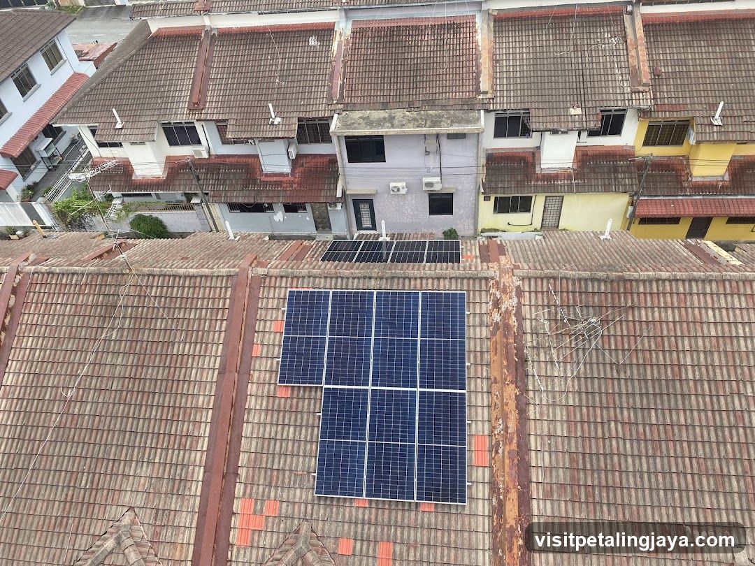 Solar Panels on Residential Roof