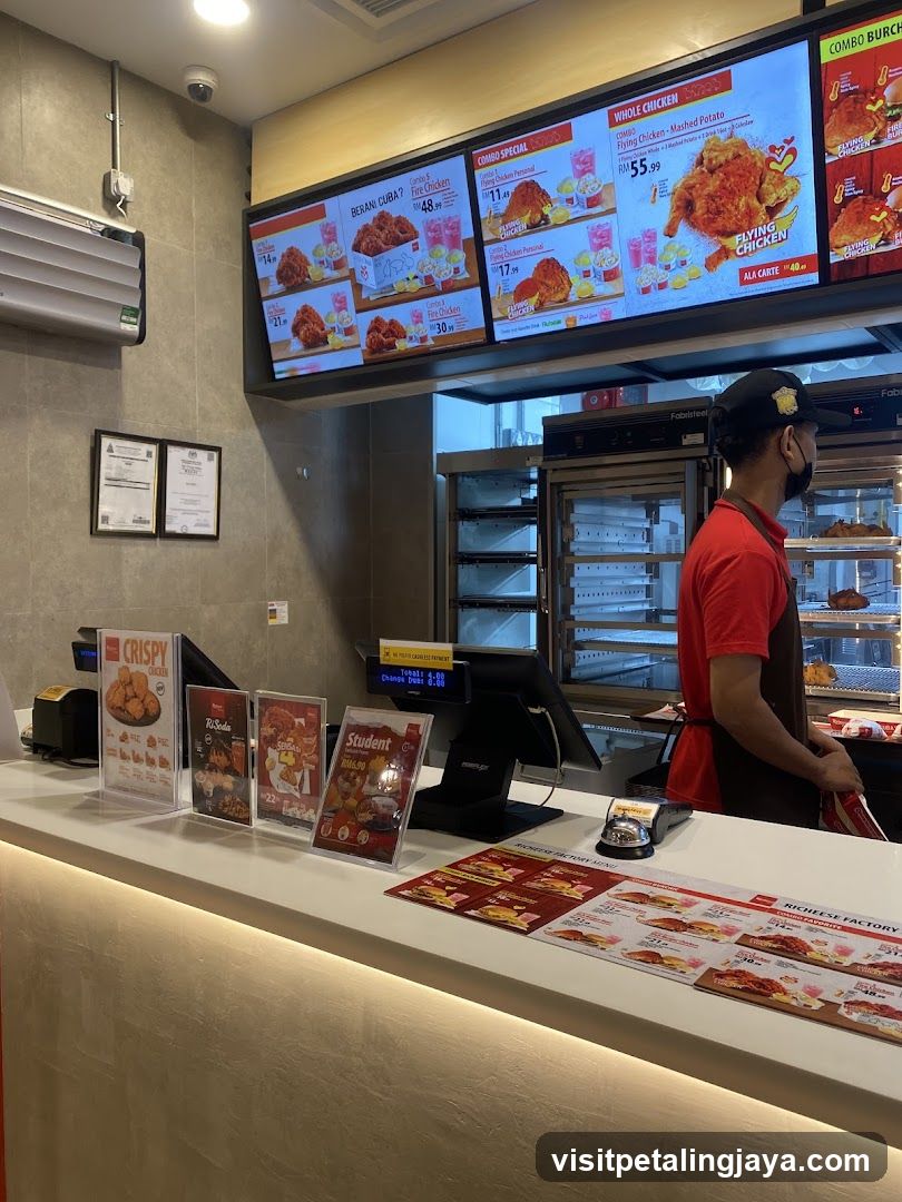 Chicken Shop Counter Interior