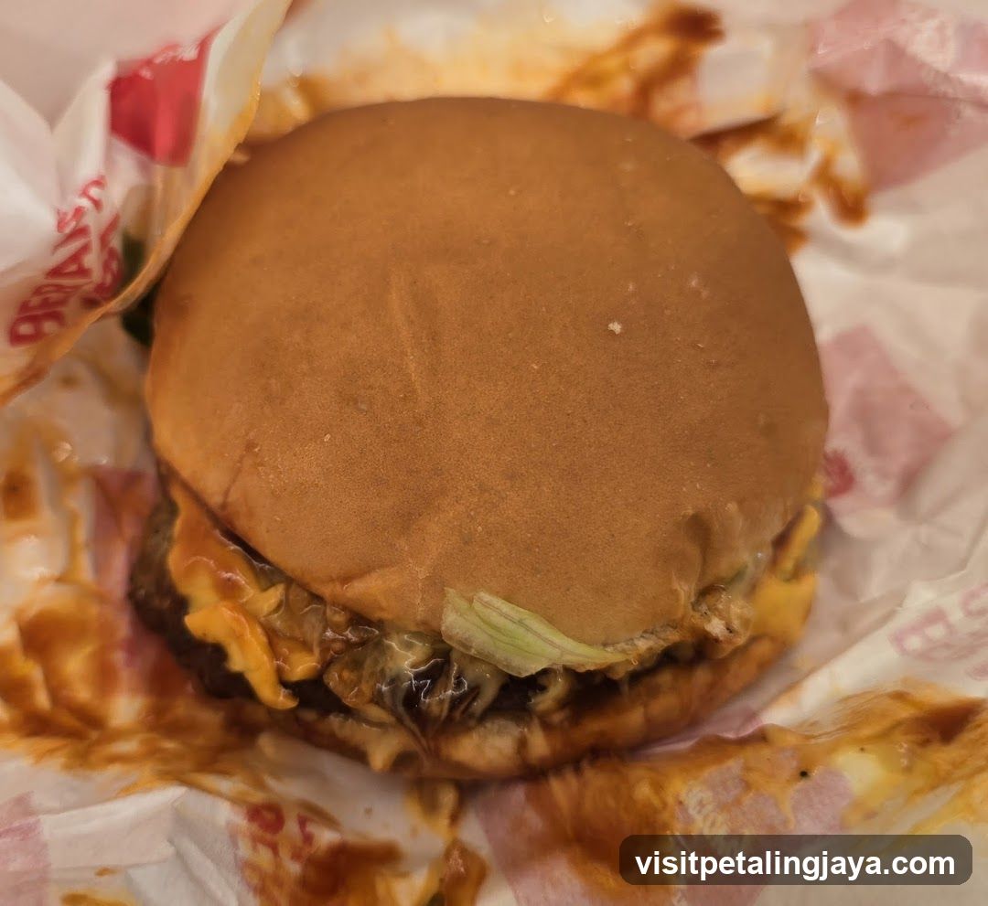 Burger in Wrapper