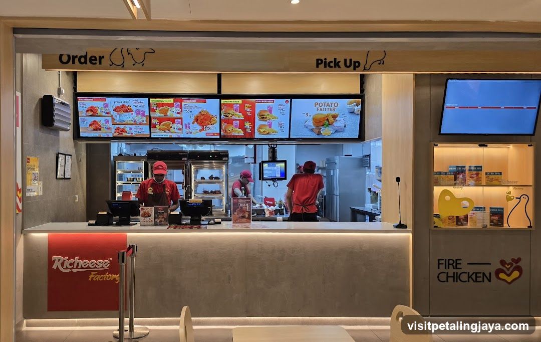 Fast Food Counter Interior