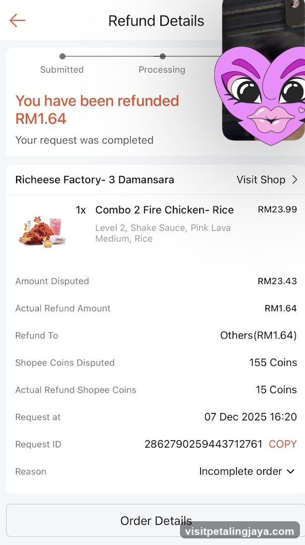 Refund Details - Shopee App