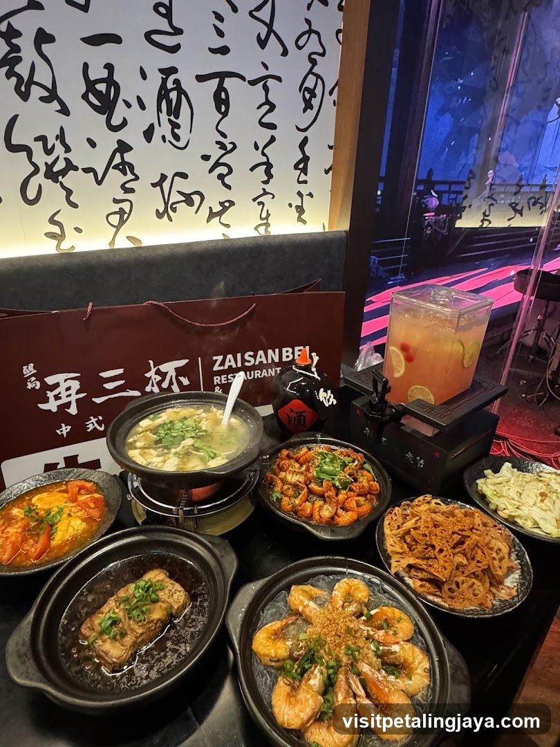 Chinese Restaurant Table Spread