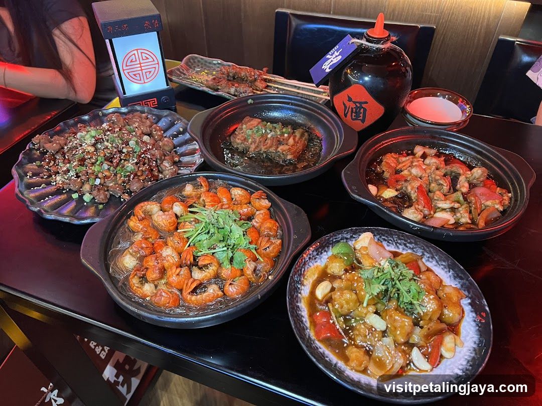 Chinese Restaurant Table Spread