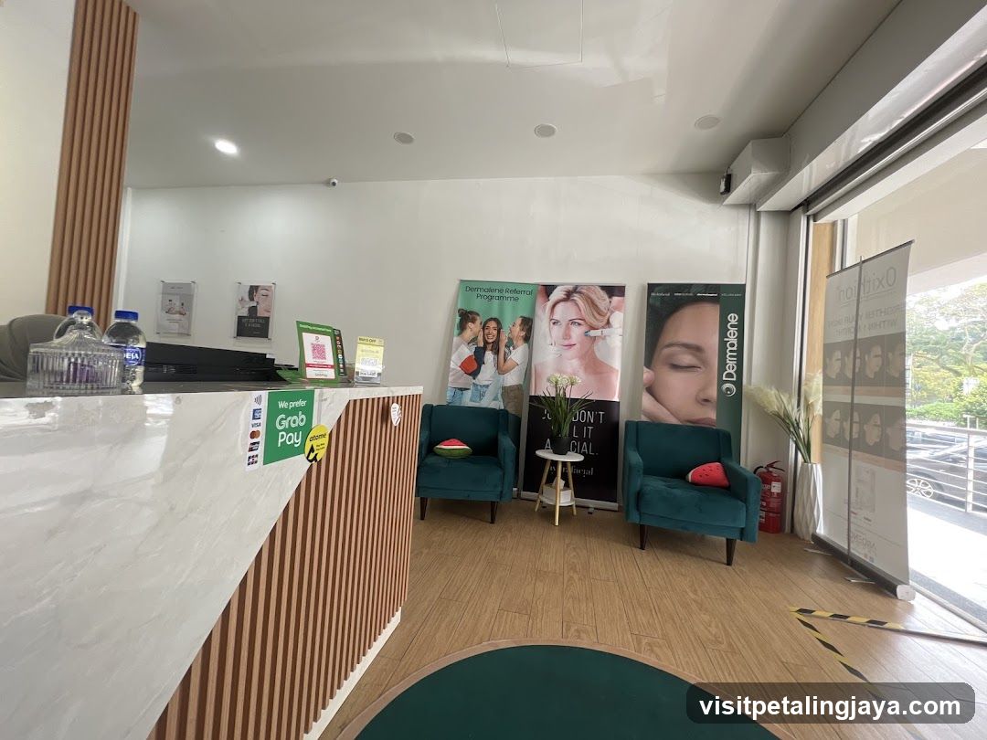 Interior of a modern clinic or medical center