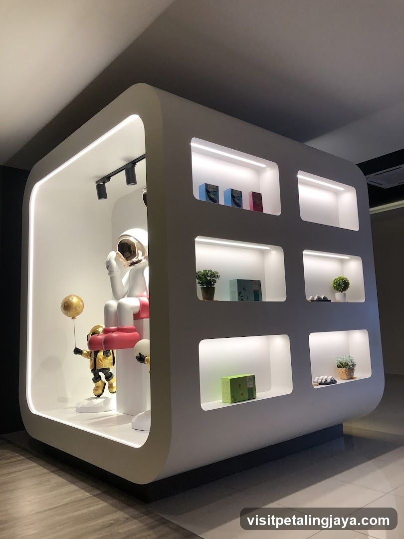 Astronaut Display Cabinet