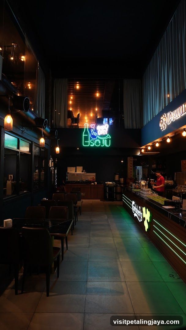 Interior of a bar or restaurant
