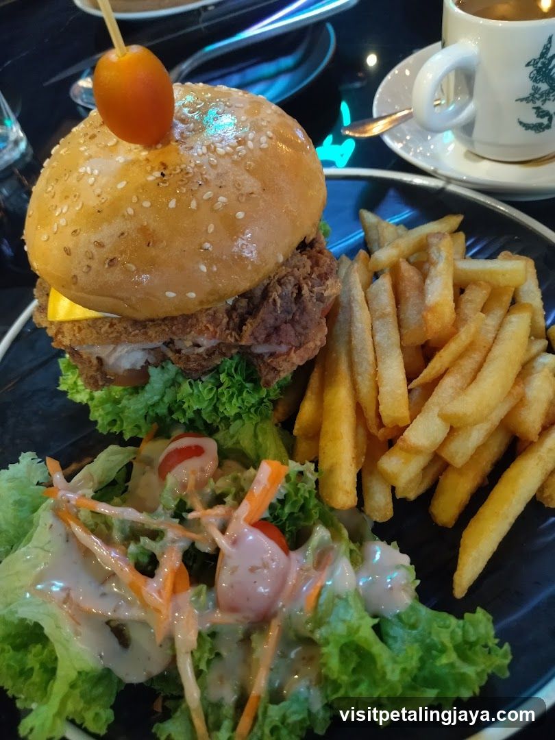 Fried Chicken Burger Meal