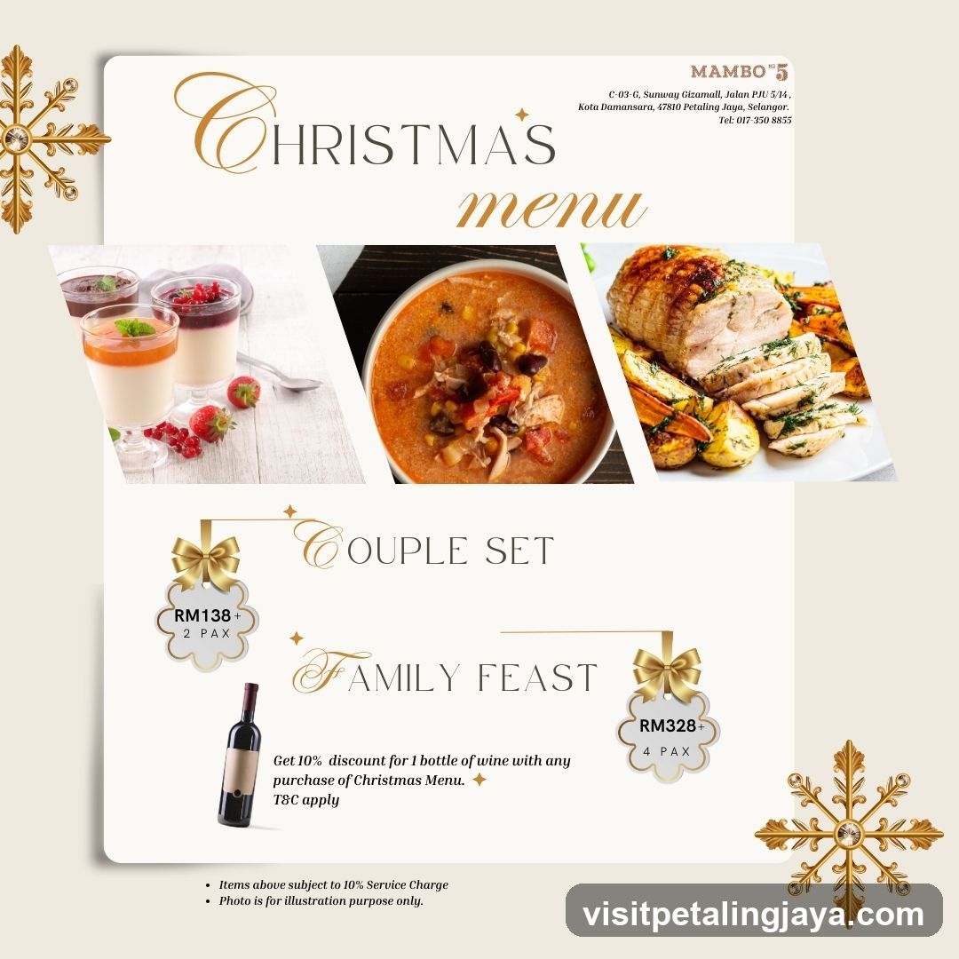 Christmas Menu Flyer