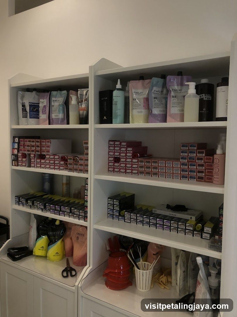 Salon Product Display
