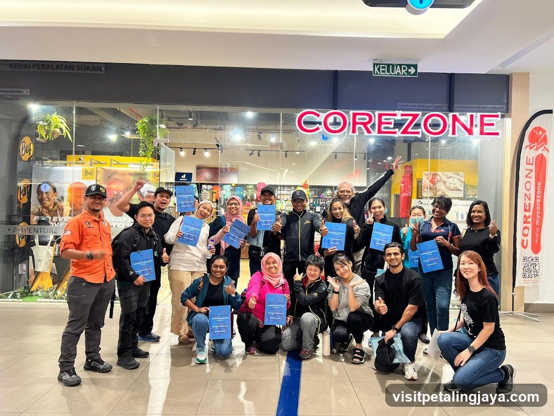 Group photo in COREZONE store