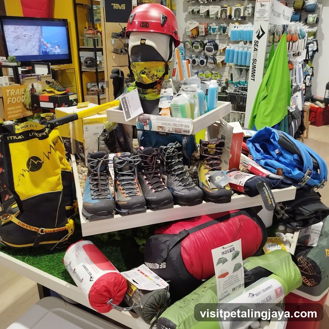 Outdoor Gear Store Interior Display