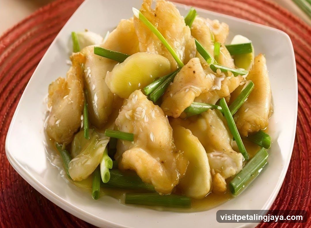 Stir-fried Fish with Scallions and Sesame Seeds