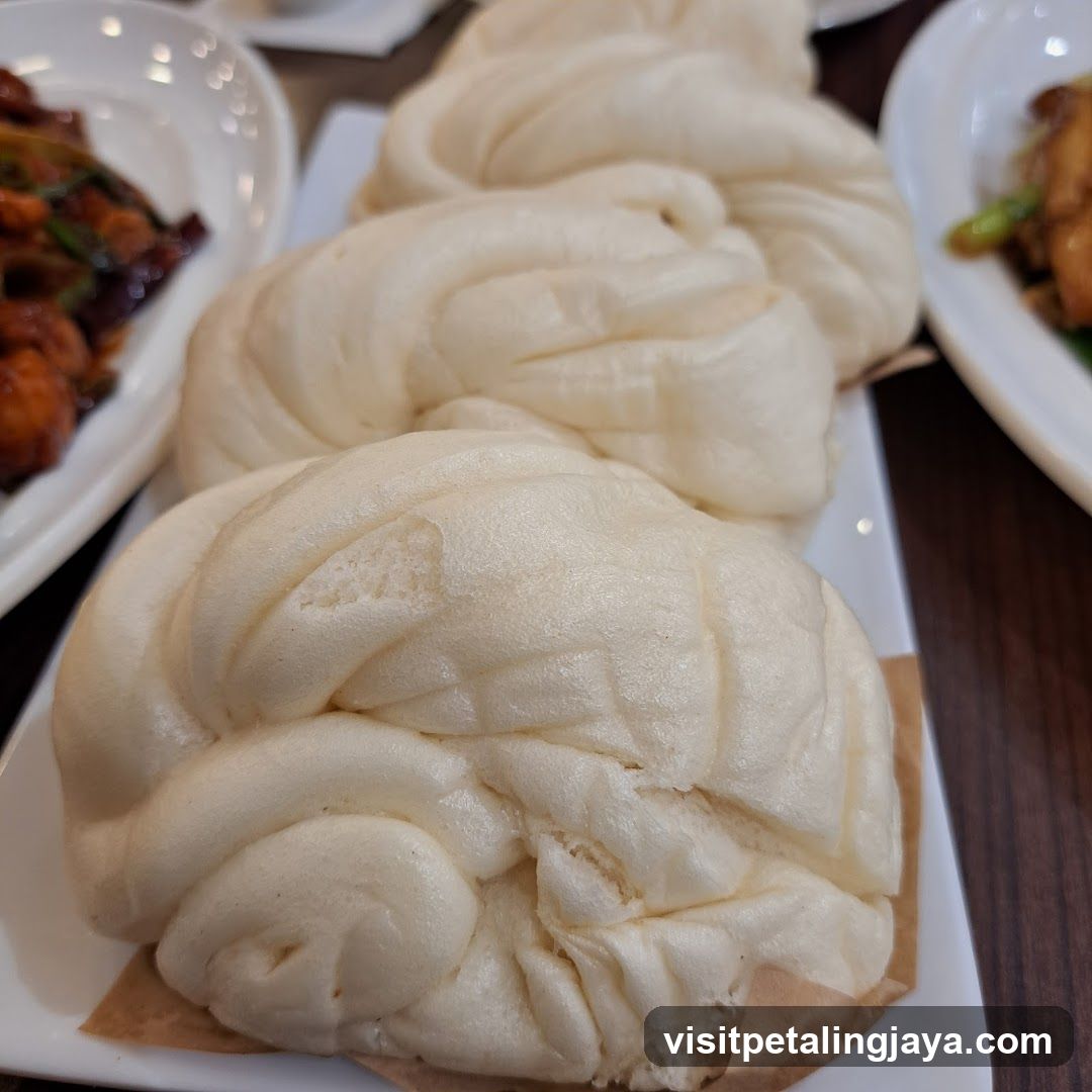 Steamed Buns on a Plate