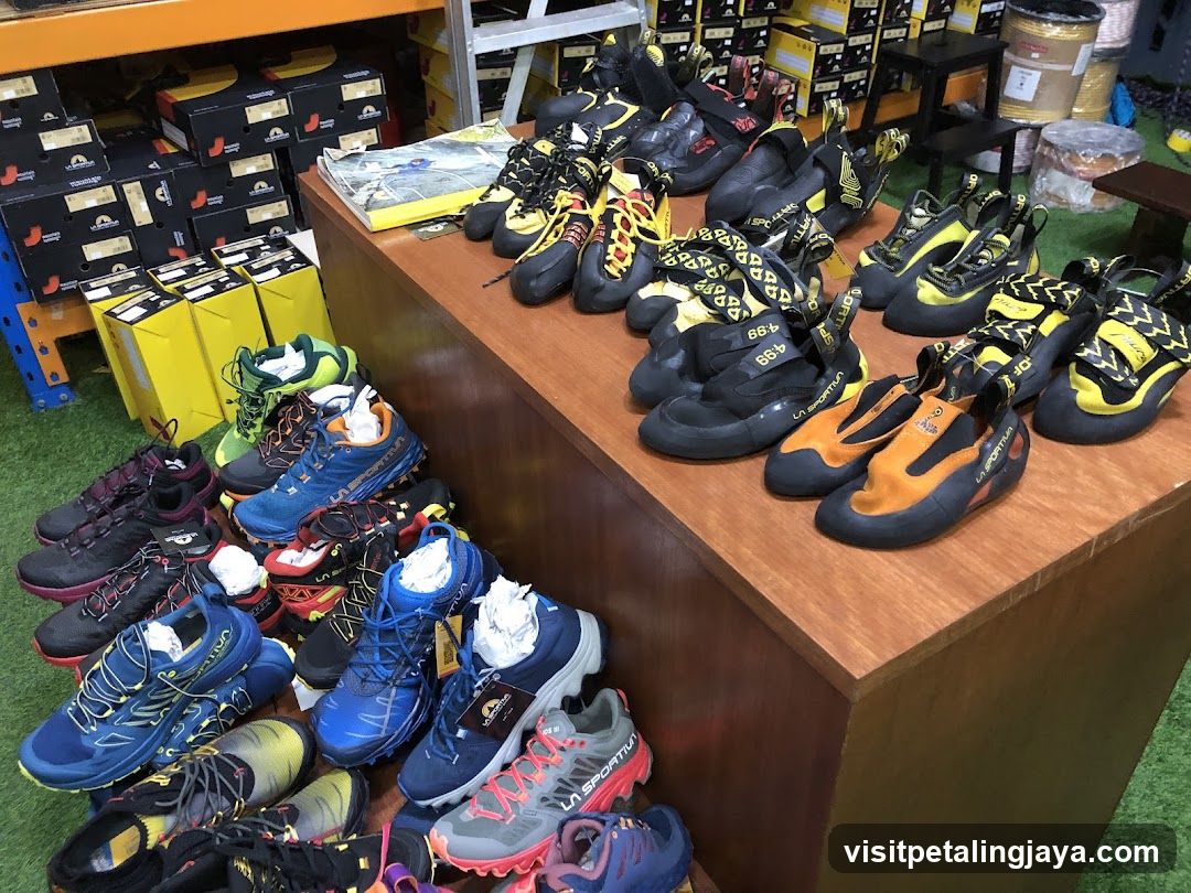 Footwear Display in Store Interior