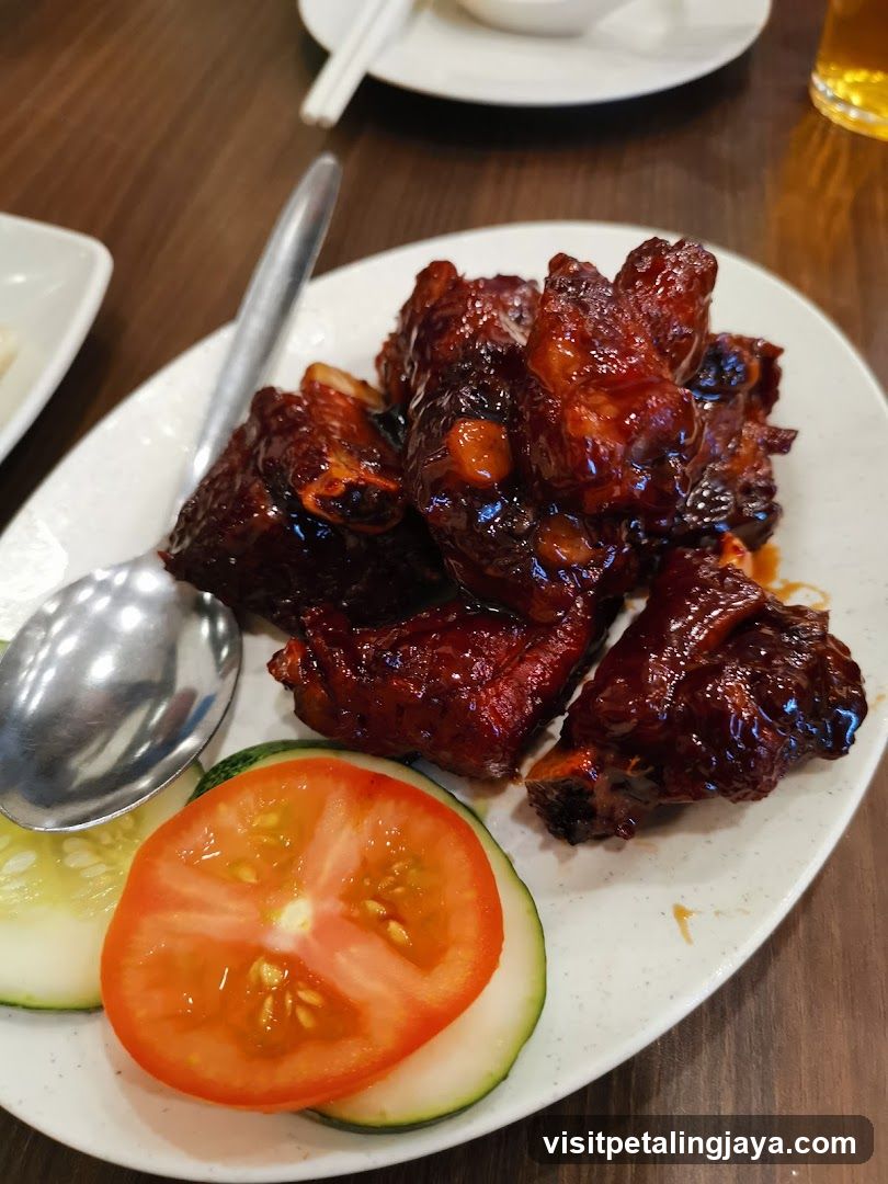 Sauced Ribs with Sides