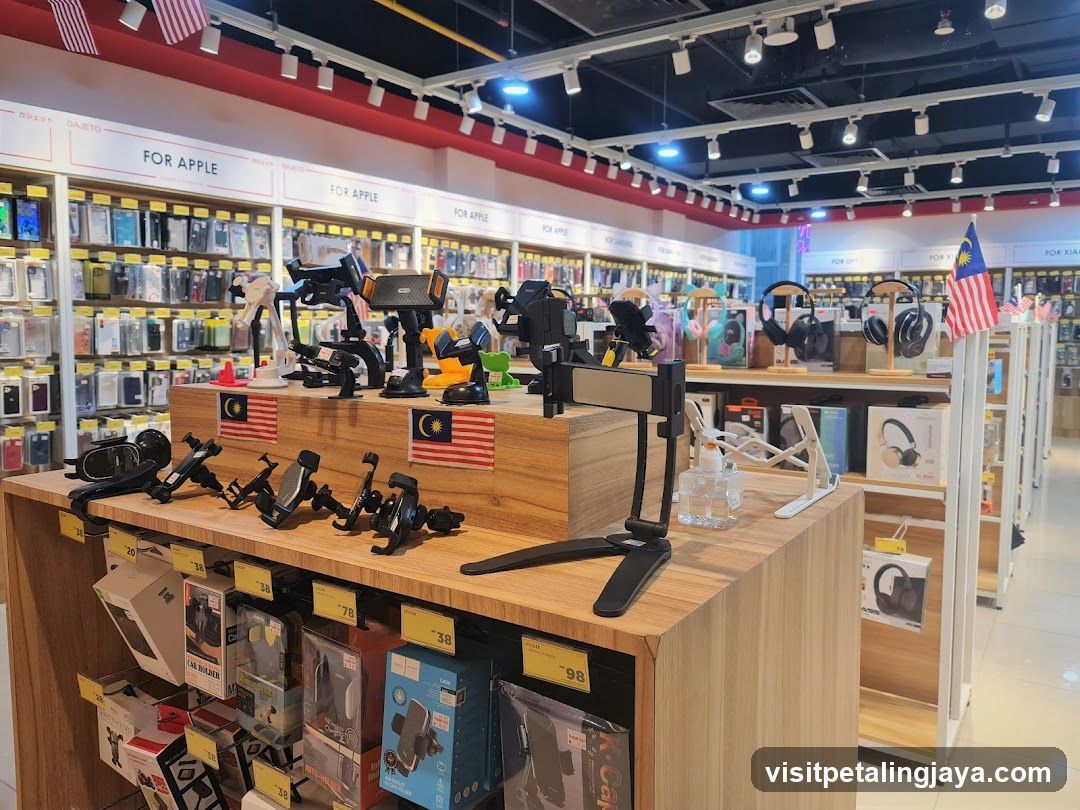 Electronics Store Interior Display