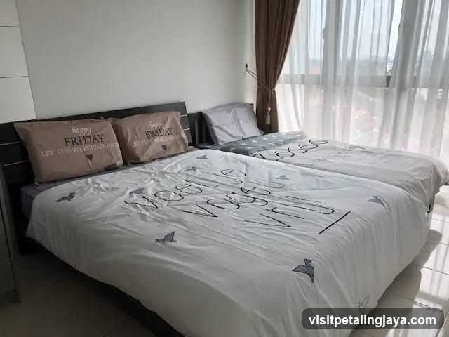 Bedroom Interior with Decorative Bedding