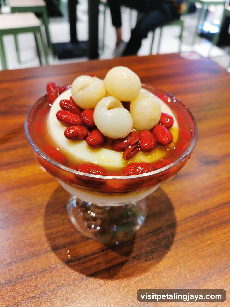 Dessert with Lychees and Red Beans