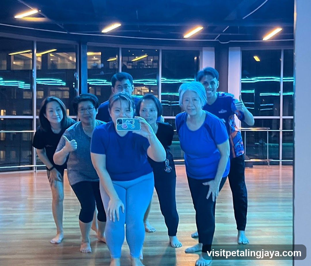 Group fitness class photo