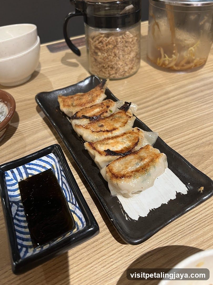 Gyoza with Soy Sauce