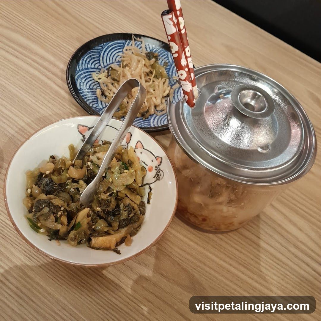 Food on table
