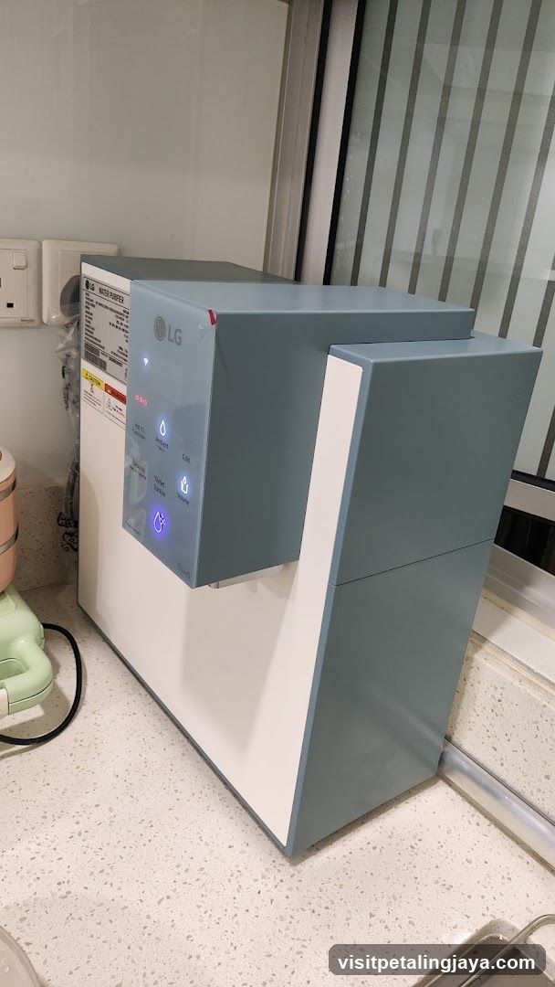LG Water Dispenser in Kitchen