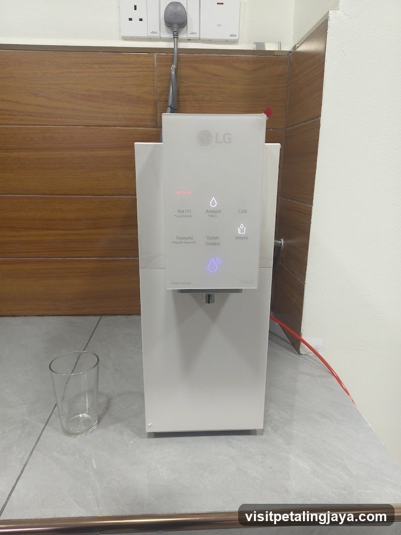 LG Water Dispenser on Counter