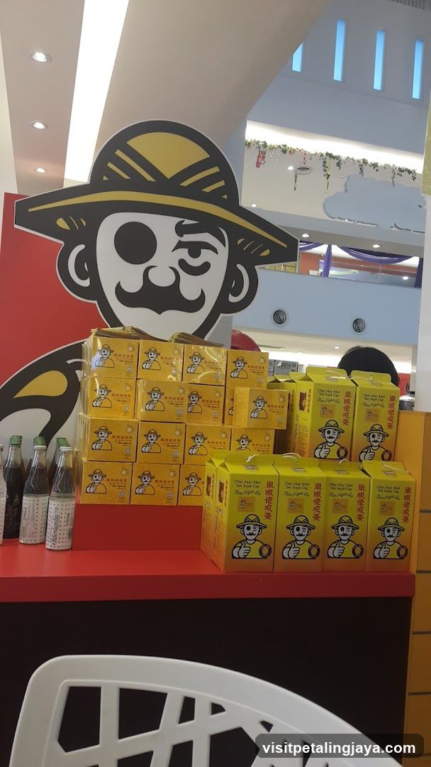 Product Display with Character Mascot