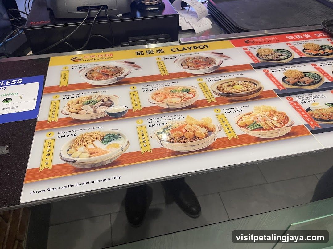 Claypot Menu Display