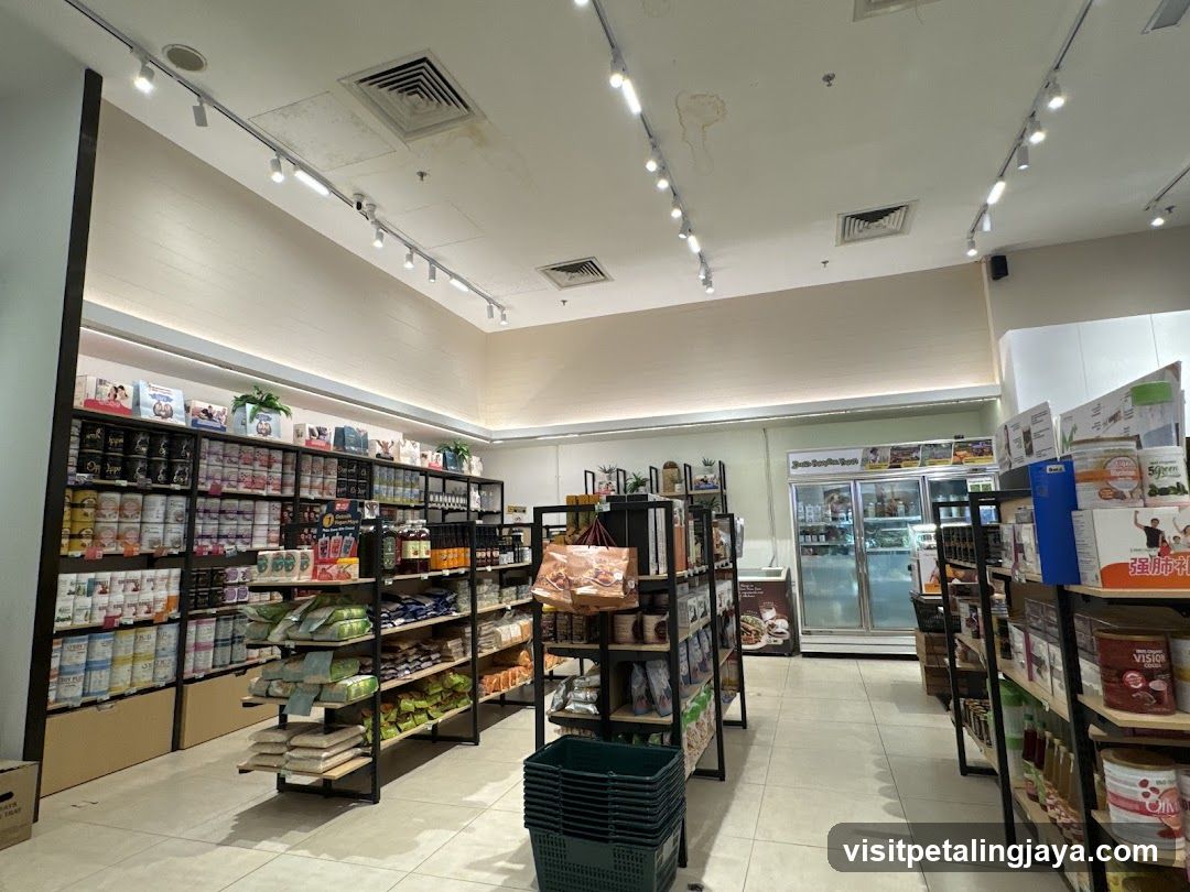 Interior of a retail store