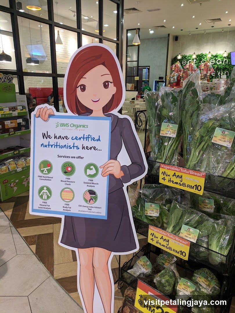 BMS Organics Nutritionist Standee