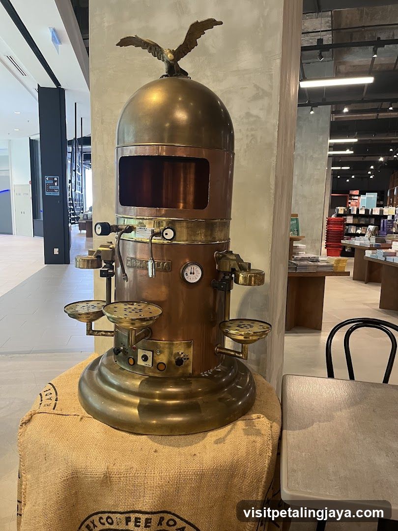 Vintage Coffee Machine Display