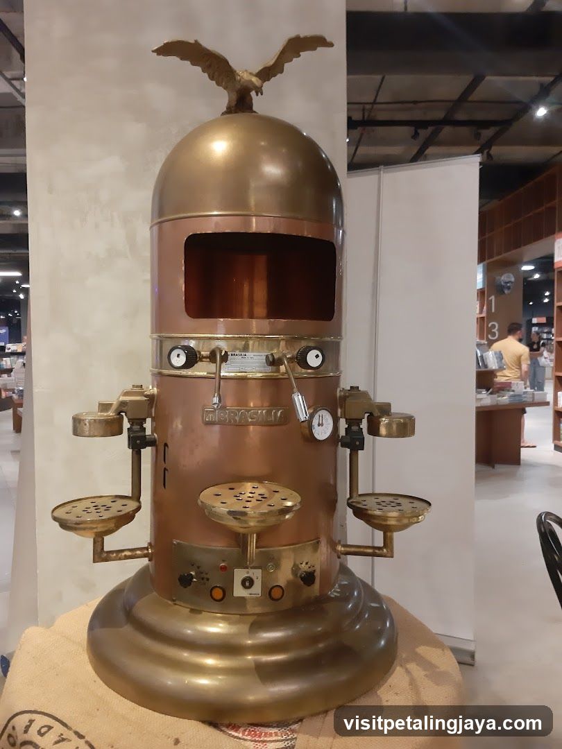 Vintage Coffee Machine Display