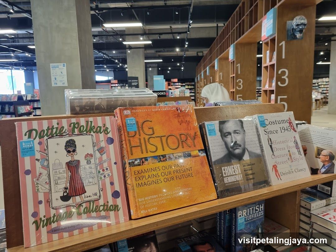 Book Display Shelf in Store Interior