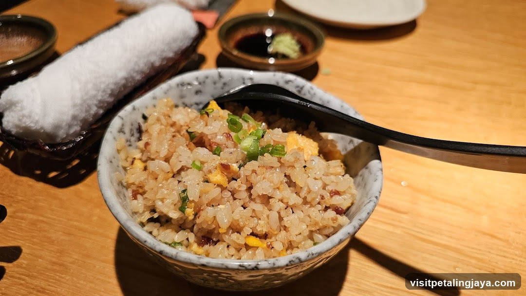 Fried Rice Bowl with Chopsticks