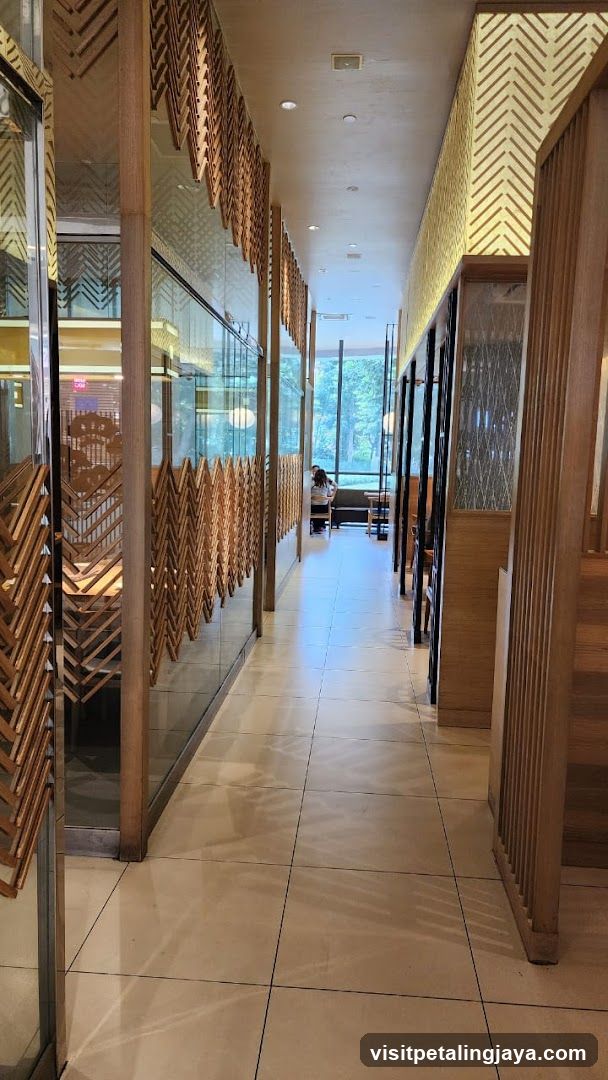 Interior Corridor with Wooden Decor