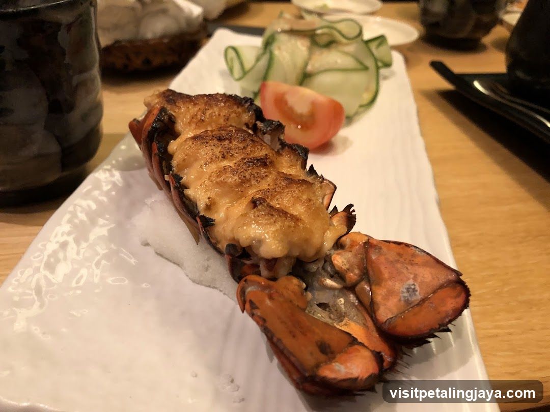 Grilled Lobster Tail with Side Salad