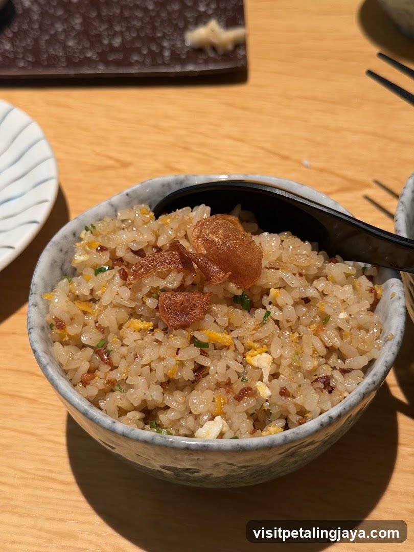 Bowl of Fried Rice with Crispy Toppings