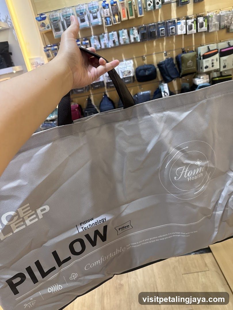 Pillow Packaging in Store