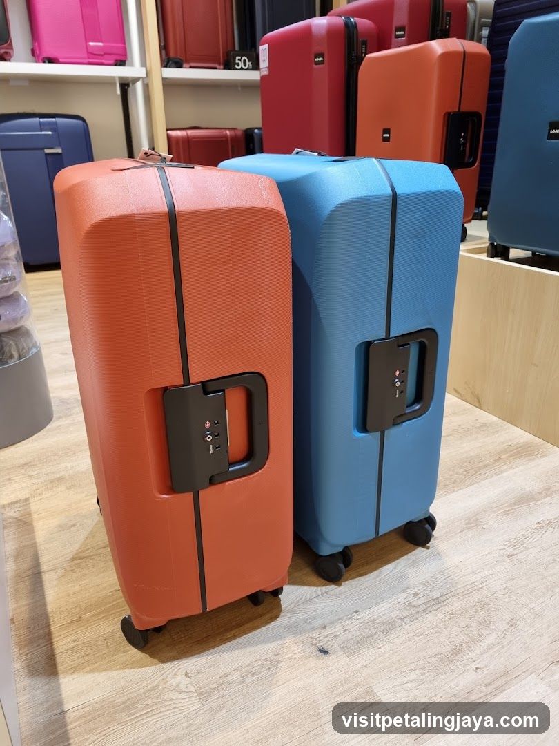 Suitcase Display in Store