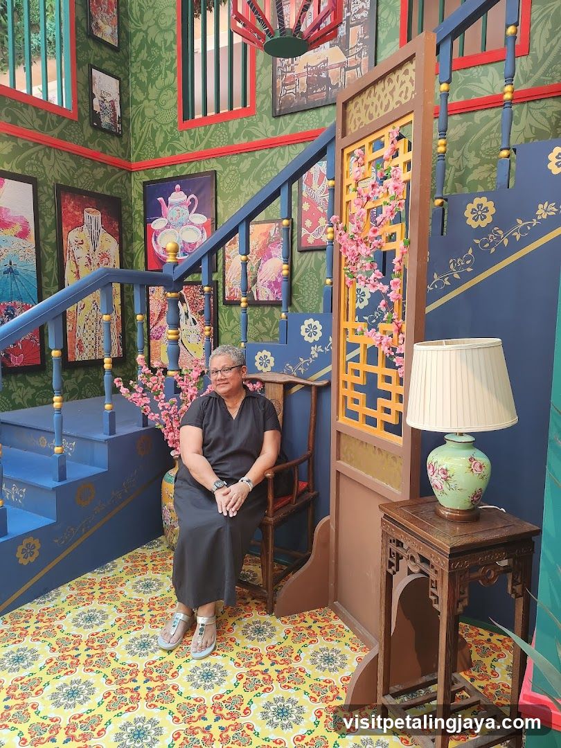 Interior with Staircase and Decorative Elements
