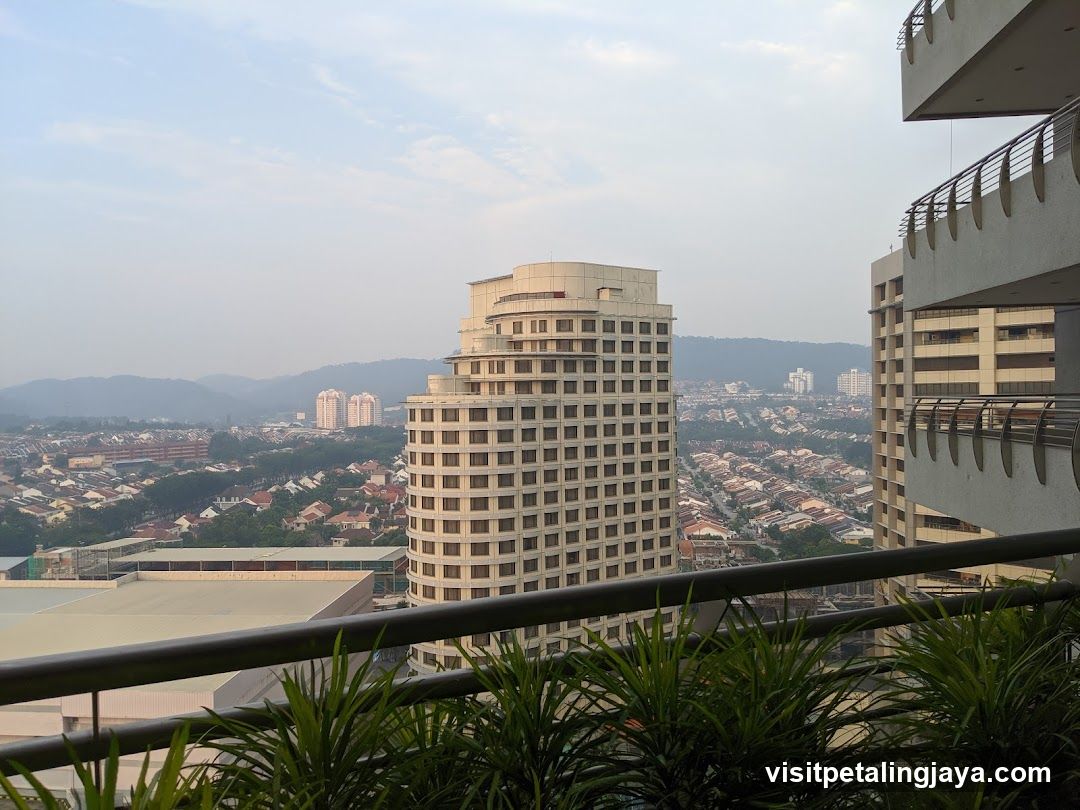 Cityscape View from Balcony