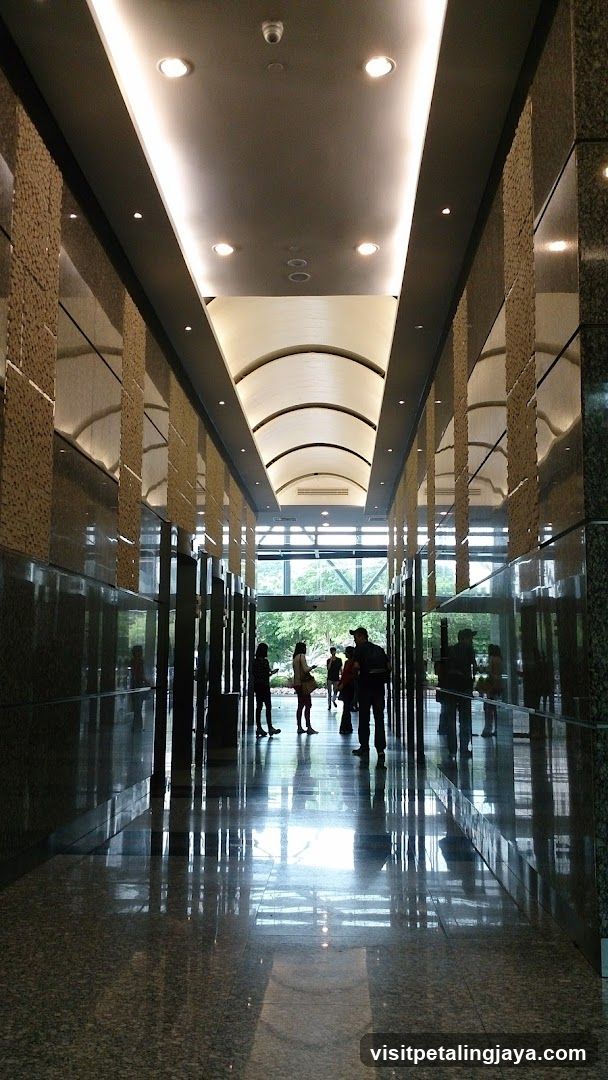 Interior Hallway with People